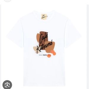 Unisex Medium Maison Kitsune x Cafe Kitsune Tee NWT